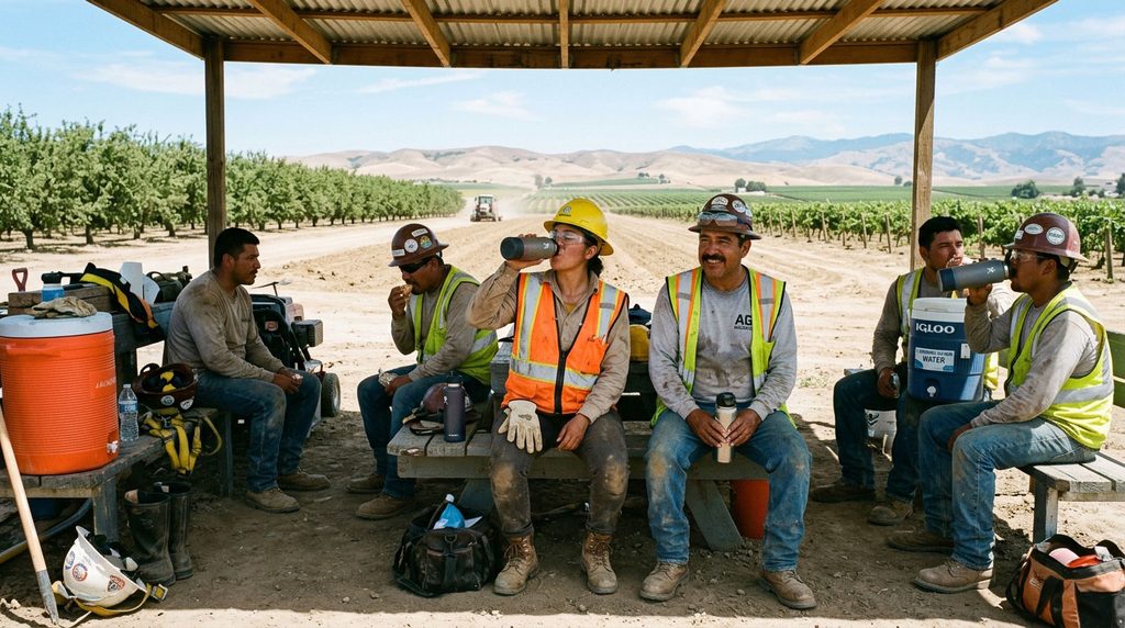 Central Valley workers preventing heat illness